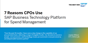 7 Reasons CPOs Use SAP Business Technology Platform